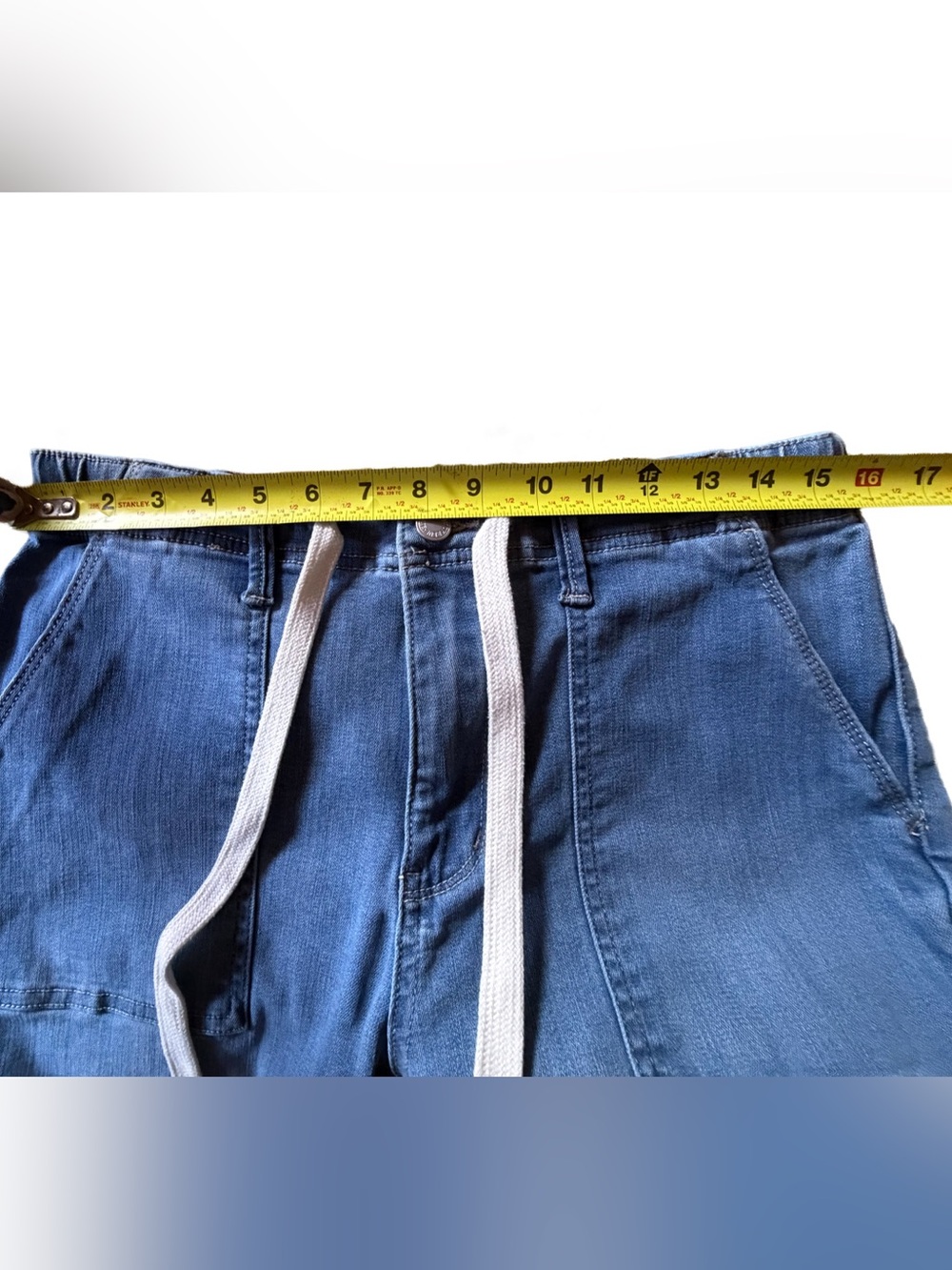 🥳 HP! Judy Blue 6 8 10 Pull-On Jogger Jeans Drawstring Size 7 28 JB88496 Pants - Picture 14 of 14